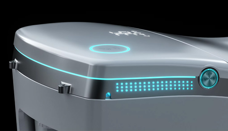 ฝารองนั่งสุขภัณฑ์อัจฉริยะจากโรงงานจีน พร้อมไฟ LED ดีไซน์ล้ำสมัย